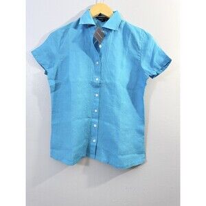 Lands End Women’s Linen Shirts Size XS
